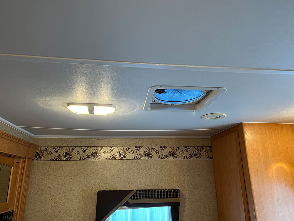 rv with roof damage