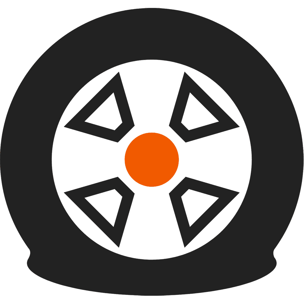 tire blowout repair icon dark
