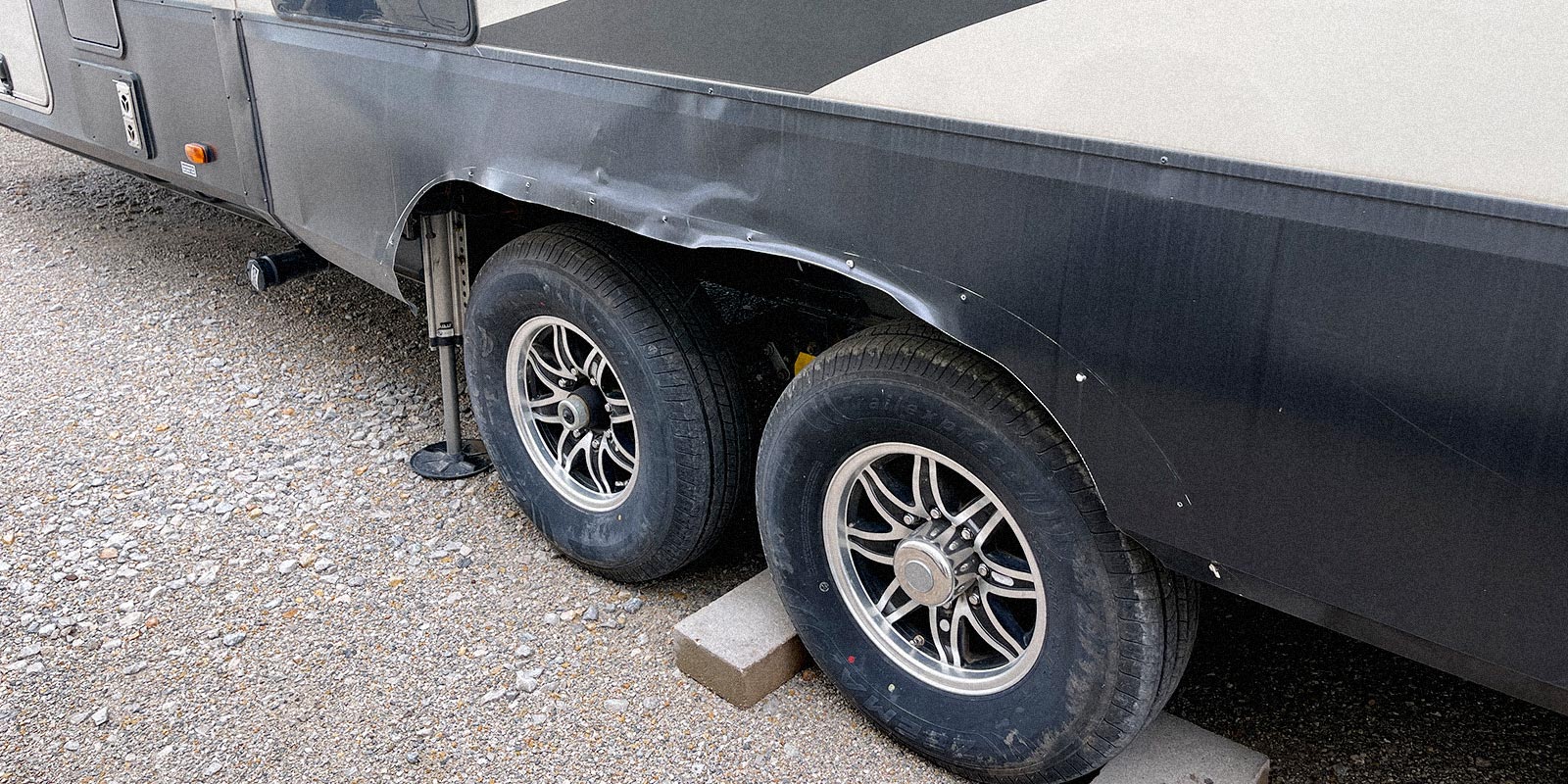 Tire Blowout Repair RV Repair Services Elite RV Roof & Collision